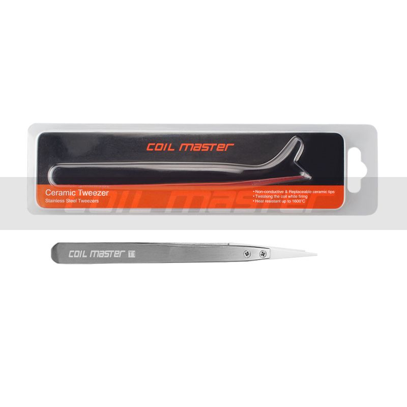 Coslla Ceramic Tweezers With Black Pointed Tip High Temperature Resistance Non Conductive For Vape Coil Building Amazon Co Uk Health Personal Care