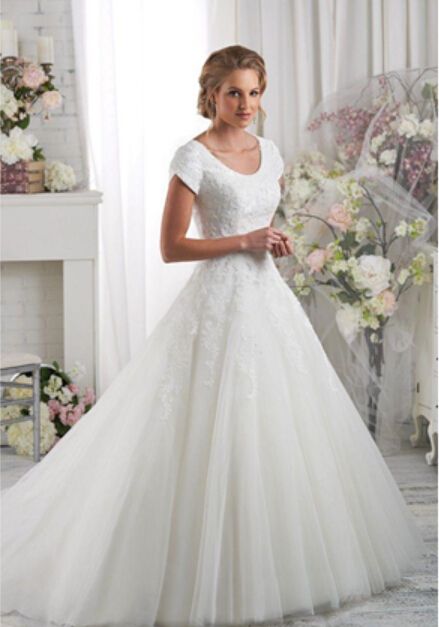 inexpensive modest wedding dresses