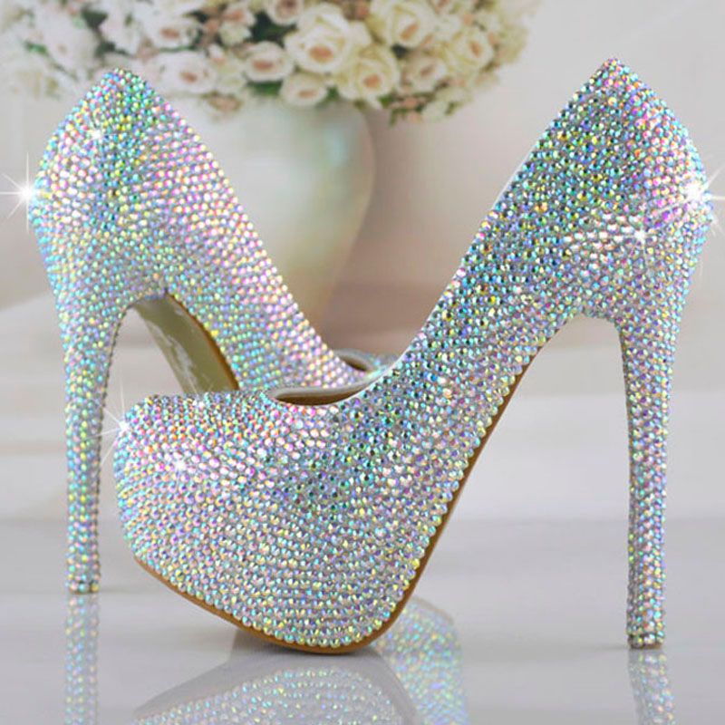 ab crystal shoes