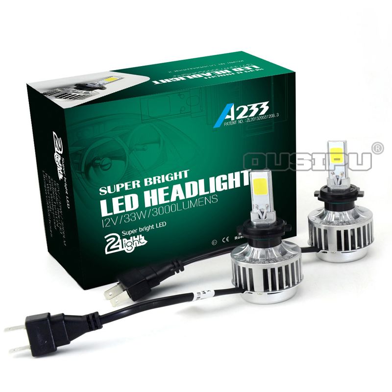 2020 Good Quality A233 33W 3000LM Car H7 LED Headlight Foglight Bulbs