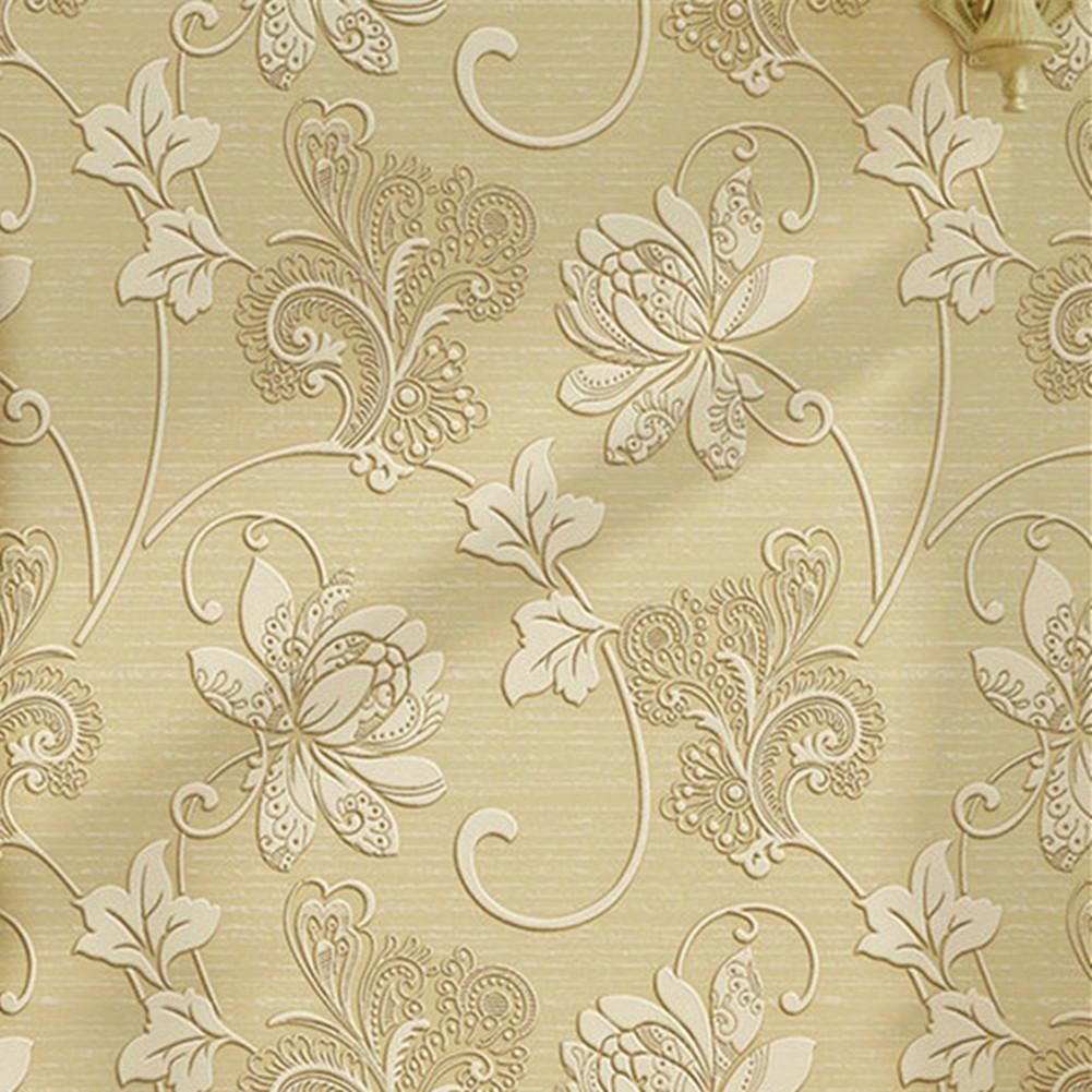 Luxury Home Decorative Vintage Flower Print Wallpaper Non Woven ... Luxury Home Decorative Vintage Flower Print Wallpaper Non Woven ...