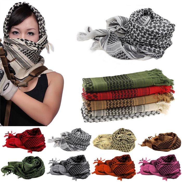 hot sales men women scarves shawl keffiyeh scarf cotton size 110cm shemagh size