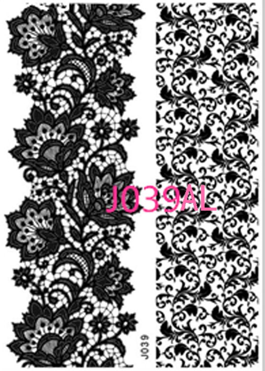 wholesale new lace black henna tattoo sticker totem butterfly sun wholesale new lace black henna tattoo sticker totem butterfly sun