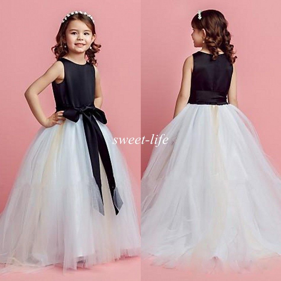 Black Junior Bridesmaid Dresses