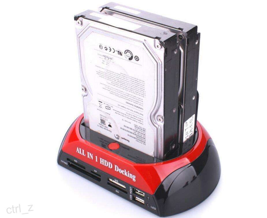 2021 All In 1 One 2.5 3.5 IDE SATA HDD Hard Drive Disk Clone Holder