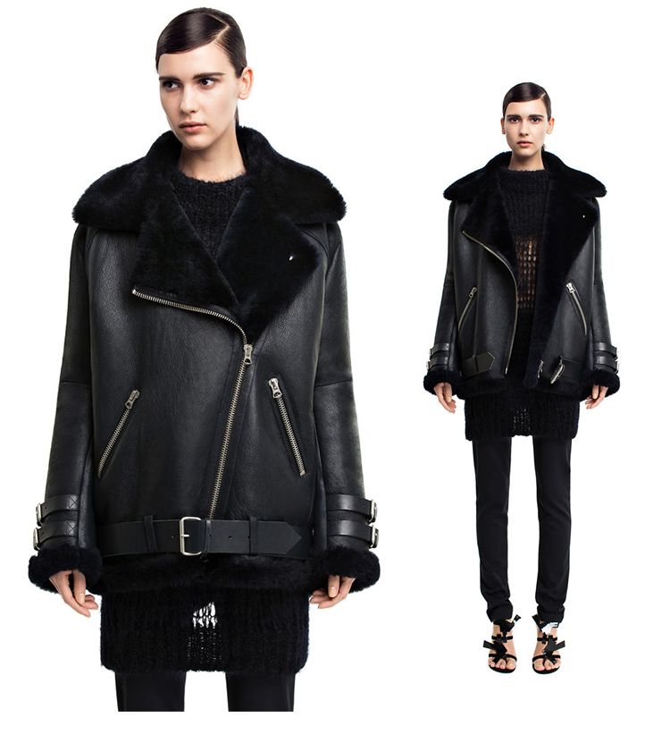2018 Whole Acne Studios Design High Quality Winter Women Faux 2018 Whole Acne Studios Design High Quality Winter Women Faux Soft Men Leather Jackets Black Blazer Zippers Coat Motorcycle Outerwear From