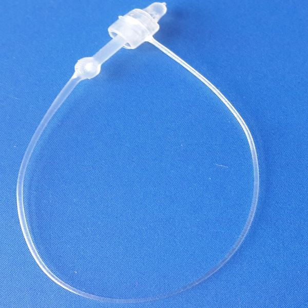 500 Pcs 5" inch Snap Lock Pin Security Loop Plastic Price Tag Fastener Tie cL 