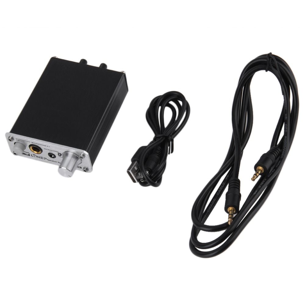 Professional HIFI Microphone Amplifier Dual 2 Channel Audio Stereo