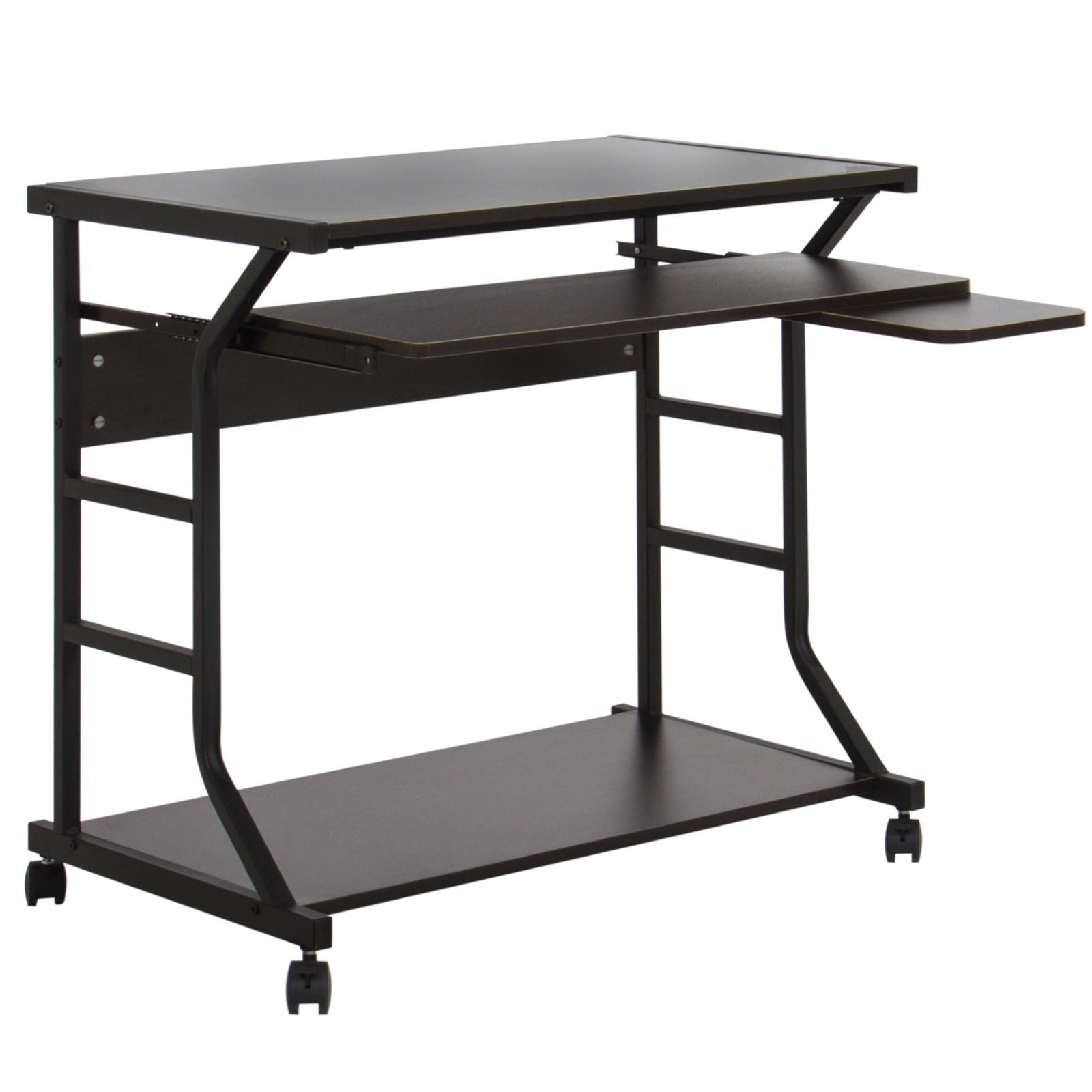 2018 Home Office 2 Tier Computer Desk Workstation W Locking Wheels 2018 Home Office 2 Tier Computer Desk Workstation W Locking Wheels From Hongxinlin21 58 29 Dhgate Com