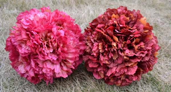 Acheter Couleur Blanche Pure Paquet De 10 Boule De Fleur Rose En Soie Artificielle Pour Mariage De 11056 Du Ericjiang Dhgatecom