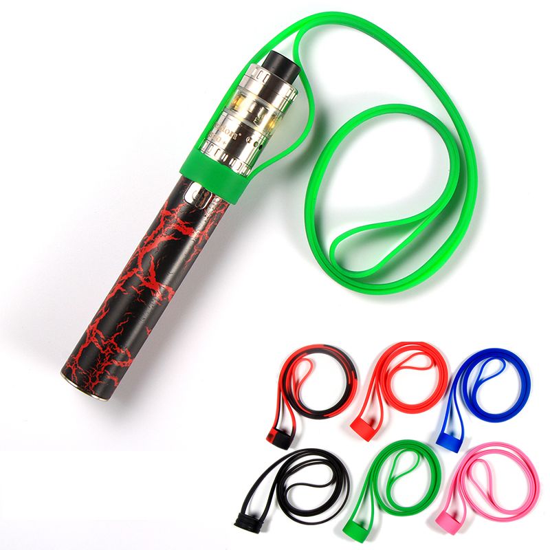 dhl free vape silicone lanyard rings necklace vape band string for