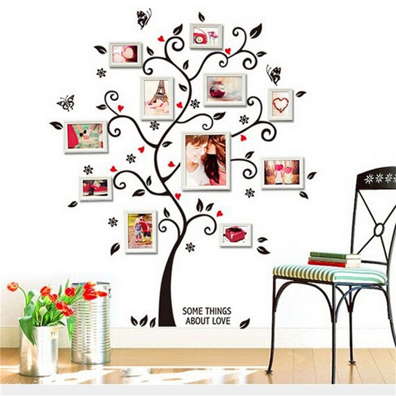 Tree Wall Art Stickers memory family tree diy wall art home decor stickers for living Tree Wall Art Stickers memory family tree diy wall art home decor stickers for living