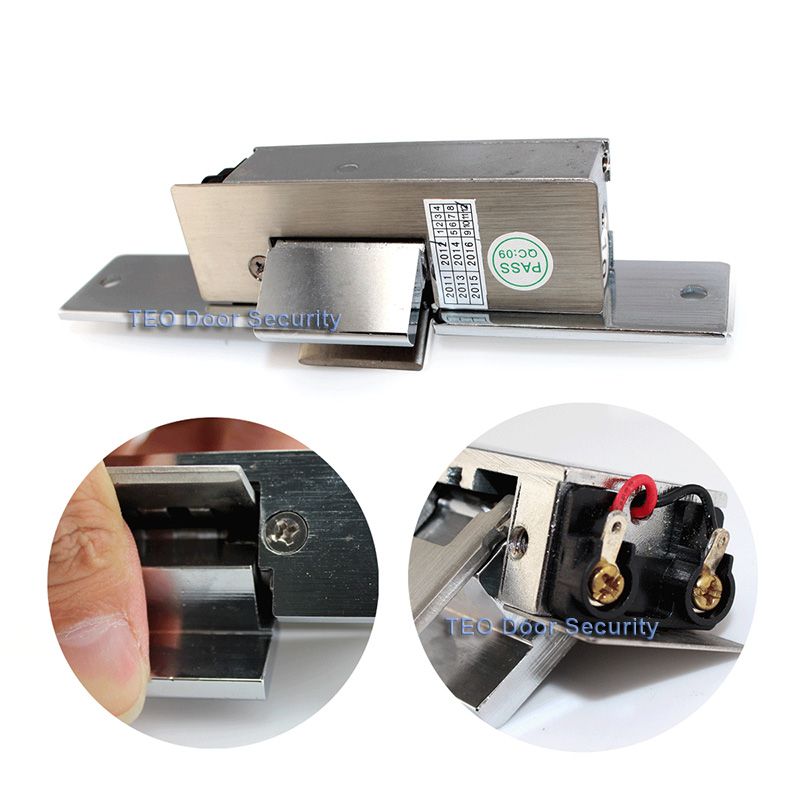 Fail Safe Painted Steel Glass Door Electric Strike Lock Stainless Fail Safe Painted Steel Glass Door Electric Strike Lock Stainless Holding On 500kg Dc12v