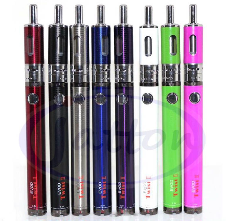 Evod Twist 2 Emow Mega Kit Electronic Cigarette 1650mah Evod