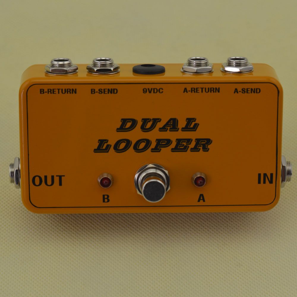 2019 2 Effects Loop True Bypass Pedal TRUE BYPASS Looper Guitar AB
