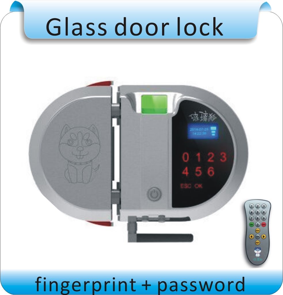 Free Shpping Diy Avoid Openhole Double Open Fingerprint Password Free Shpping Diy Avoid Openhole Double Open Fingerprint Password Glass Door Lock Electronic Locks Remote With