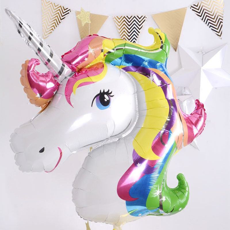Birthday Party Decorations Kids Foil Cartoon Amnimal Balloons Latex Birthday Party Decorations Kids Foil Cartoon Amnimal Balloons Latex Unicorn Balloon Supplies Wedding Wall Decoration