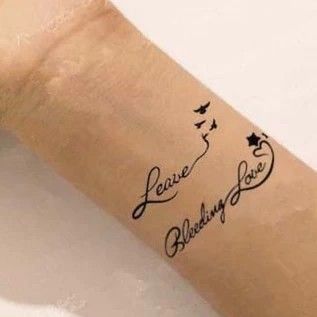 sexy word tattoos