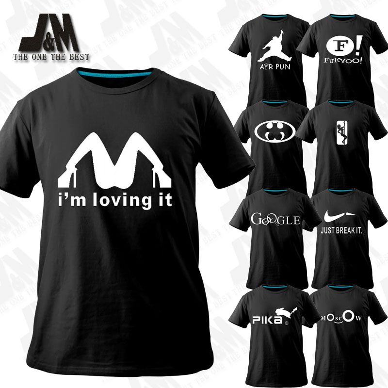 Wholesale Novelty T Shirts New Fasion Men Clothing 2015 Summer Original