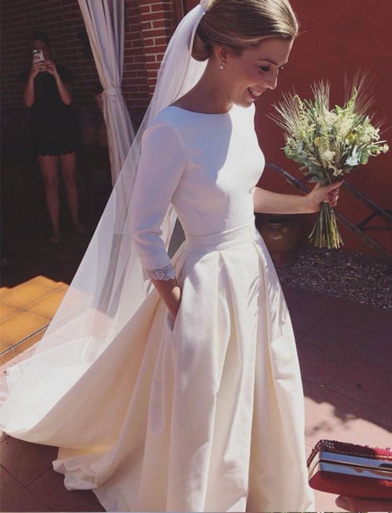 Simple Elegant Wedding Dress 2018