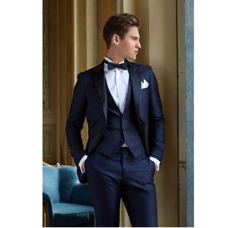 blue formal attire for men