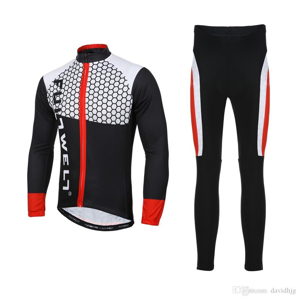 Outdoor Men Sport Cycling Clothing Set Spring Autumn Road Bicycle Bike ...