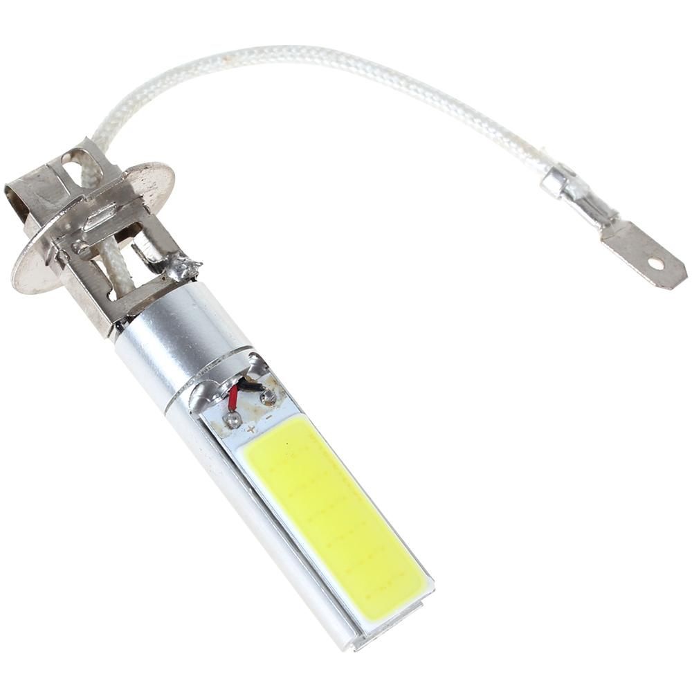 12V 10W H3 COB LED White Light Bulb Parking Light/Daytime Running Light/Fog Lamp 