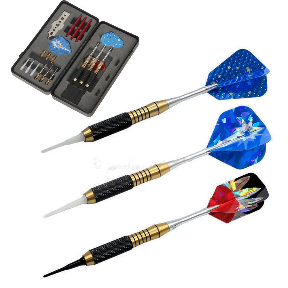 2020 Professional Brass DARTS SET Dart Stems + Aluminum Flights 9