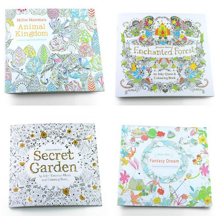 Secret Garden Lost Ocean An Inky Treasure Hunt And Coloring Book Adult Children Relax Graffiti Painting Coloringbooks Art From Exworks