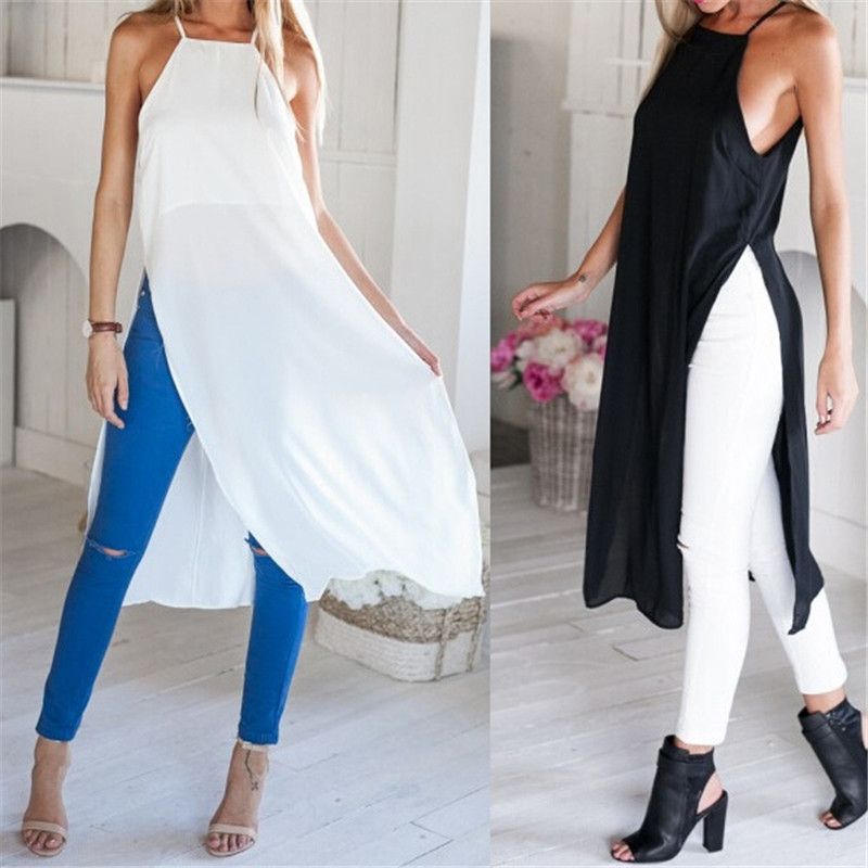 maxi shirt with slits