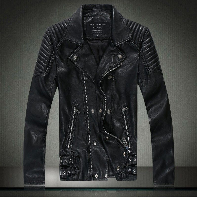 Online Cheap Autumn Winter Dress Leather Jacket Men Slim Skull ... Online Cheap Autumn Winter Dress Leather Jacket Men Slim Skull ...