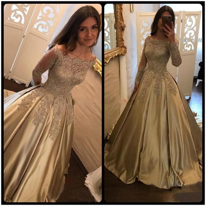 Gold Ball Gowns