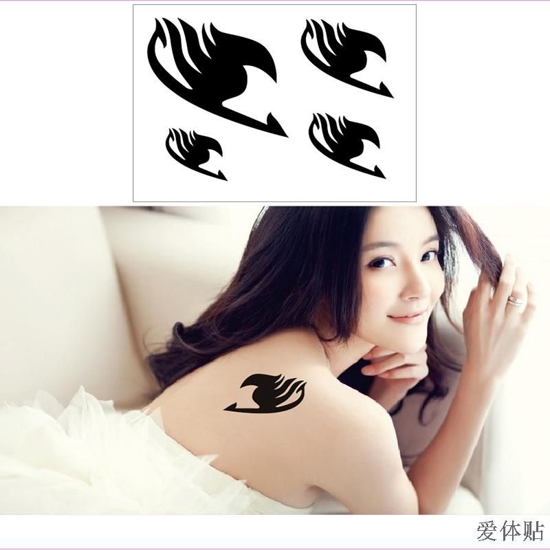 new anime temporary tattoo stickers set diy waterproof body art new anime temporary tattoo stickers set diy waterproof body art