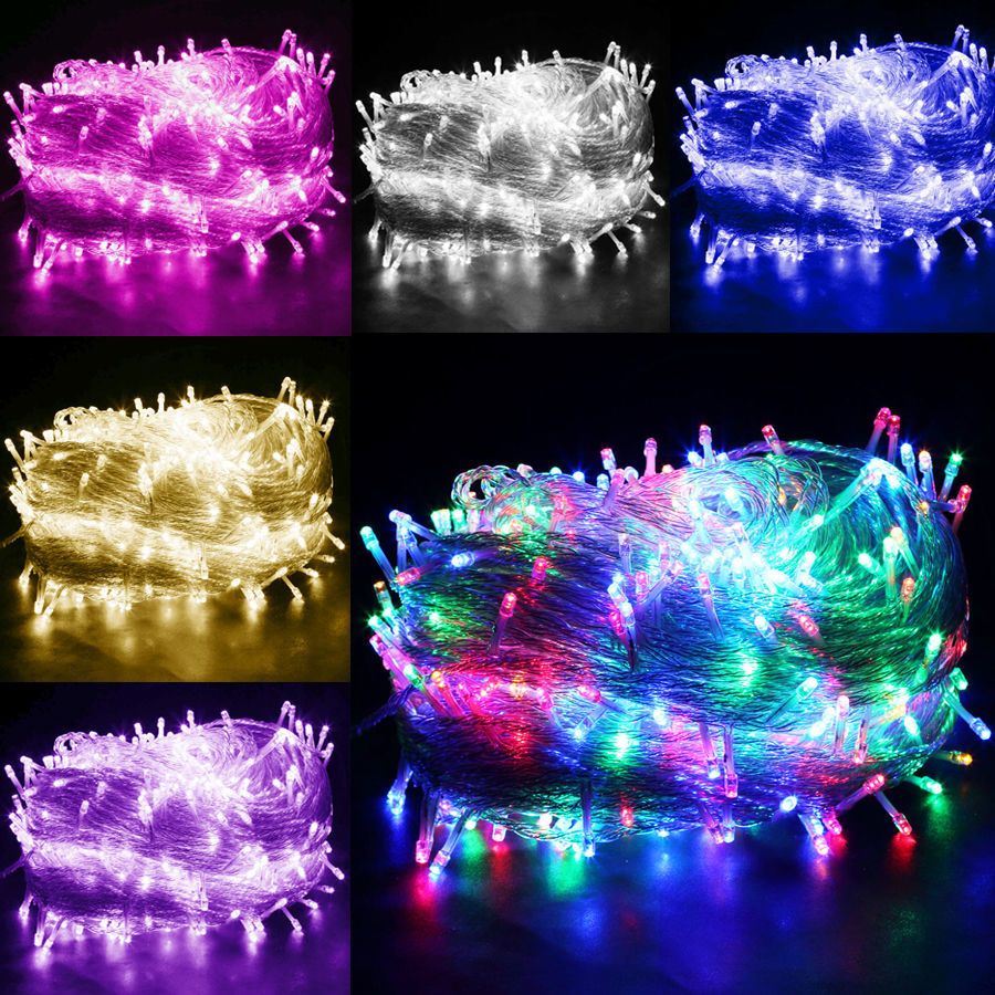 Wholesale Multi Color 50M 400 LED Bulbs Fairy String Light Outside Hanging Party Windows Garden Wholesale Multi Color 50M 400 LED Bulbs Fairy String Light Outside Hanging Party Windows Garden