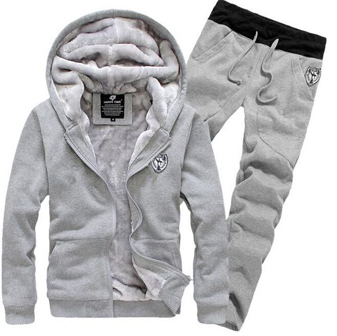 Fashion 2015 Tracksuit for Man Casual Spring Autumn Thicking Hoody Fur ...