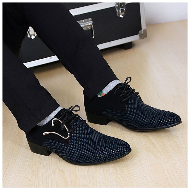 2017 Fashion Mens Wedding Shoes Popular Ponited Toes Grooms Shoes ...