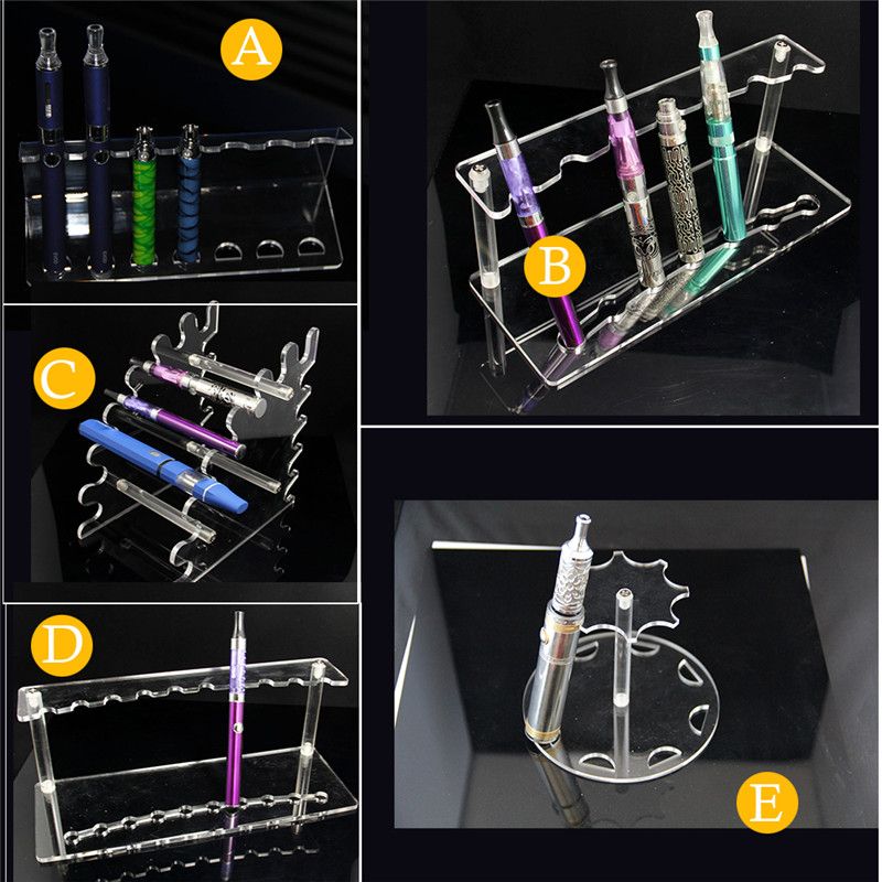 Acrylic Vape Display Racks Shelf Holder For Ecig Kit Clear Stand