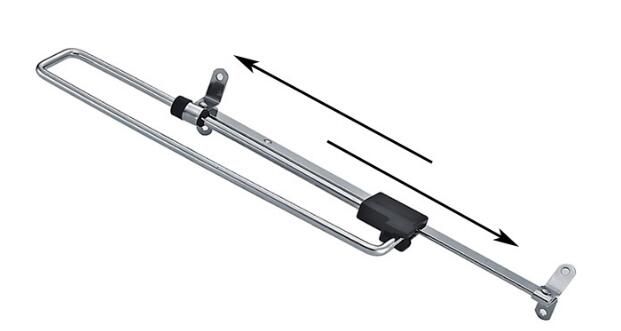 Wardrobe Hang Hanging Rod Metal Telescopic Hanging Clothes Rod