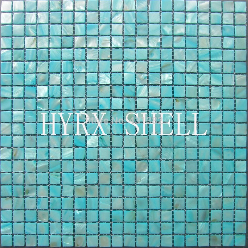 2021 Blue Pear Tiles Shell Mosaic, Decorative Mother Of Pearl Tiles