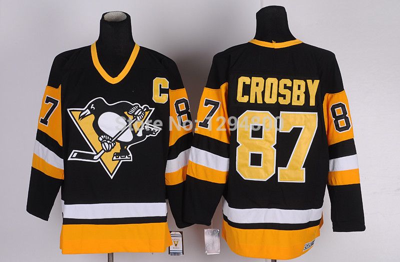 2021 Pittsburgh Penguins Hockey Jerseys #87 Sidney Crosby ...
