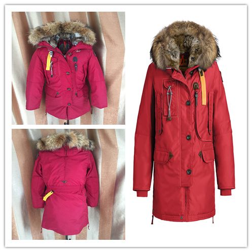parajumpers kodiak down coat with fur hood parajumpers kodiak down coat with fur hood