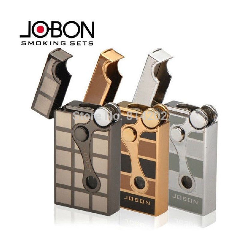 2019 Wholesale Jobon Dual Flame Flint Cigarette Lighter Torch Jet Flame