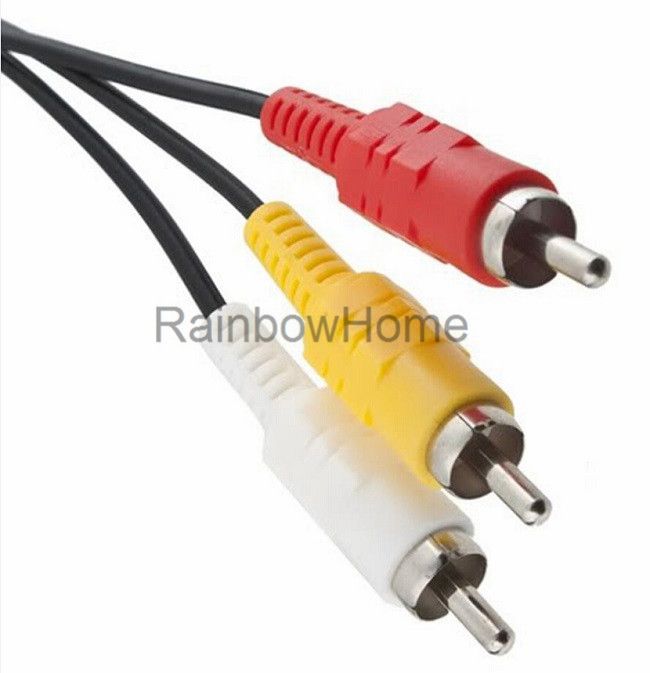 Audio Video AV Cable Color Component RCA Video Cable For PlayStation 3