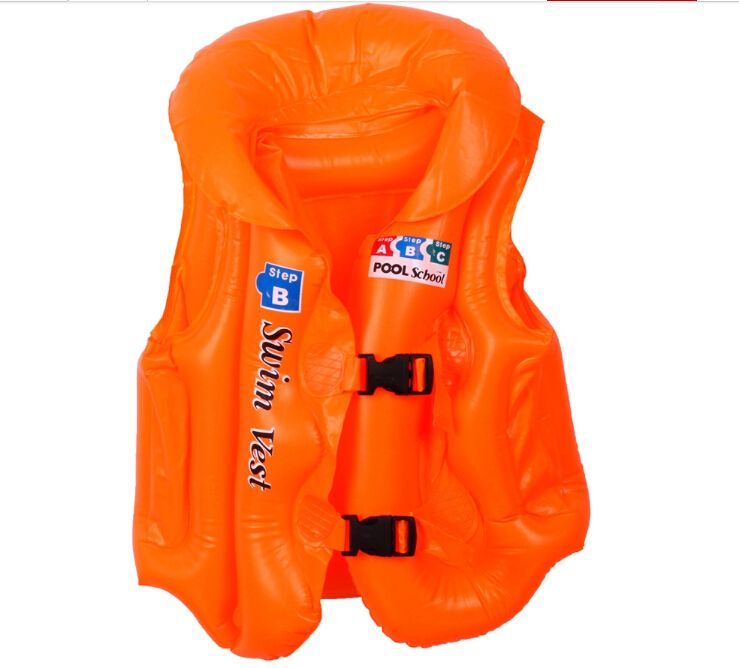 2020 Cheap Life Vest Kids Swim Vest Swimwear Inflatable Clothes Baby Swimming Vest Swimsuit