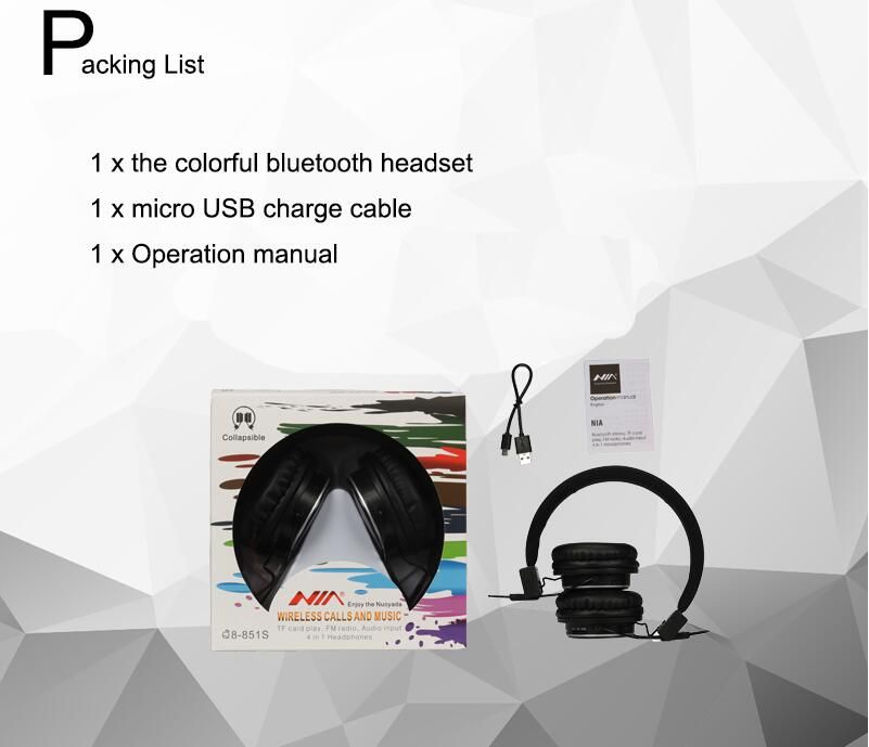Fornitura Allingrosso NIA Q8 Q7 4.2 Cuffie Bluetooth Mega Bass Auricolare  Senza Fili Sport Cuffie Vivavoce Supporto Auricolare Carta Di TF, Radio FM  Con Scatola Da Ctrl_z, 10,83 € | DHgate Italy