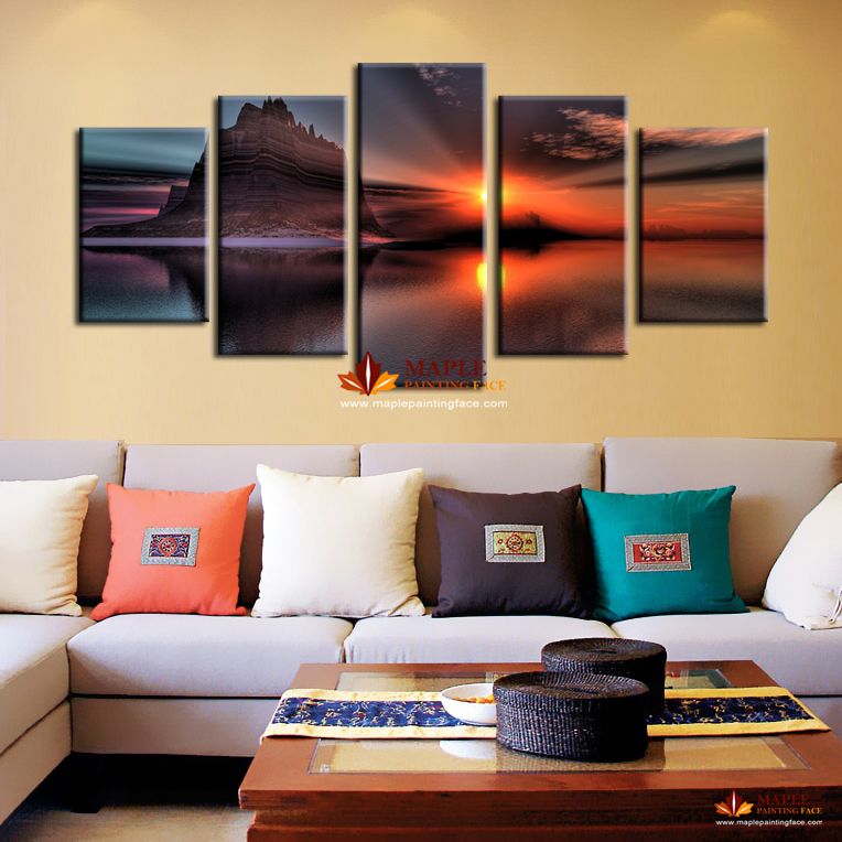 Home Decoration Wall Art Painting of Seascape Artwork for Living Room