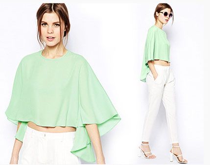 2018 2015 sexy oversize women cape blouse cloak batwing chiffon plus size capes and cloaks