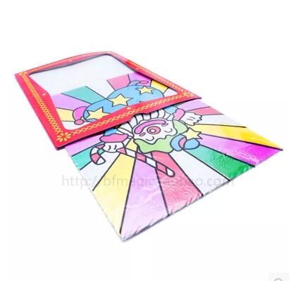 Download Amazing Magic Large Size Clown Color Changing Card Magic Tricks Color Magic Props Toys Secrets ...