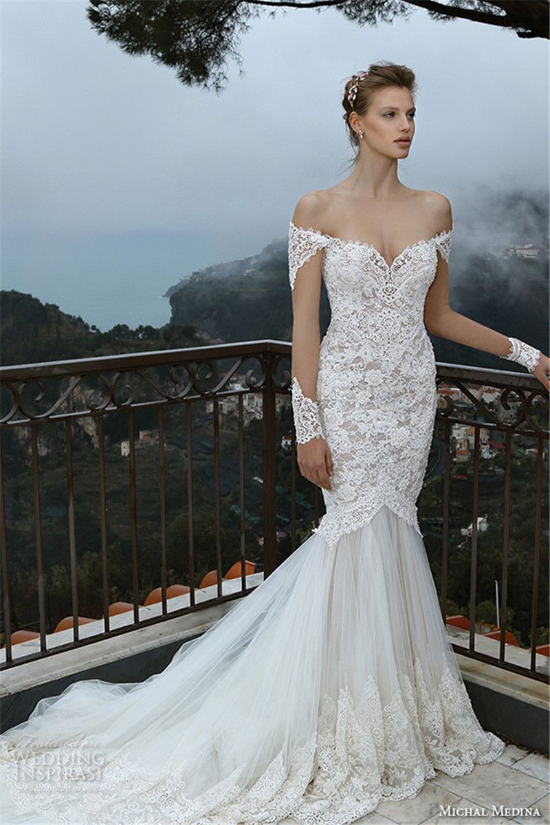 Mermaid Wedding Dresses With One Shoulder 4