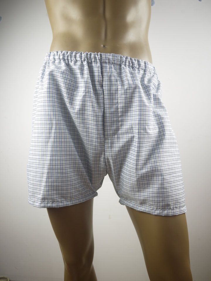 Wholesale 100 Cotton Gents Boxer Shorts With PVC Pants Inner Adult